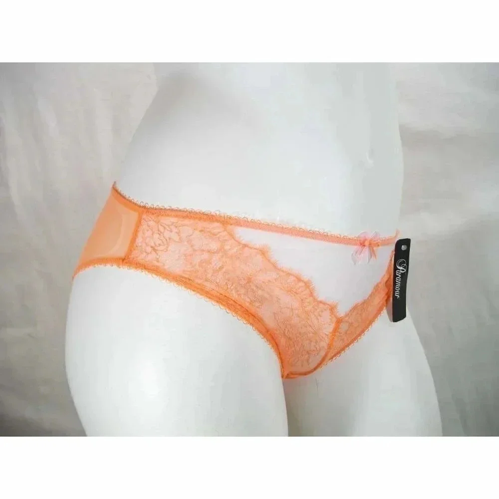 SMALL‎ Paramour 635014 Amber Sheer Lace Bikini Panty Desert Flower NWT